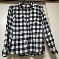 GU チェック ネルシャツ