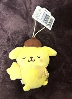 サンリオキャラクターズ　おひるねベビーマスコット①　ポムポムプリン