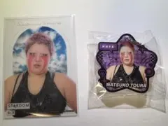 スターダム　刀羅ナツコ選手　ジュエル　アクリルキーホルダー　トレカ　セット　新品