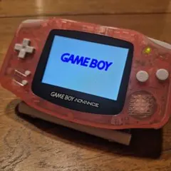 ゲームボーイアドバンス カスタム品 ips液晶・シェル交換 GBA クリアピンク