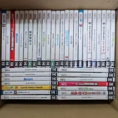 Wii WiiUソフト　おまとめ64個セット　【ジャンク品・動作未確認】