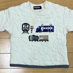 KladSkap 電車刺繍 トレーナー 80cm