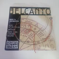 【中古】BELCANTO コントラバス弦 THOMASTIK H又はC線 中古】BELCANTO コントラバス弦 THOMASTIK H又はC線 - メルカリ