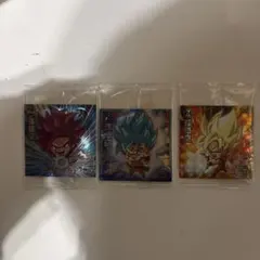 ドラゴンボール ウエハースシール 孫悟空3枚セット