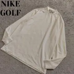 NIKE GOLF ナイキゴルフ モックネック 長袖シャツ ホワイト