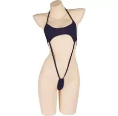 セクシーランジェリー ビキニ スクール水着風 三角ビキニ ワンピース 水着風のサムネイル