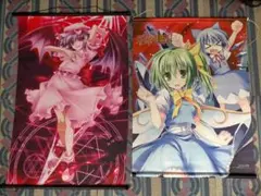 東方雅華乱舞 タペストリー 2点