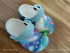 クロックス マルチカラー 子どもサンダル
