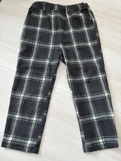 110cmチェック柄パンツ　petitemain