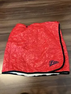 FILA キルティング赤スカート レディース