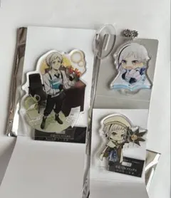 文豪ストレイドッグス　キーホルダー　アクリルスタンド　中島敦　3点セット