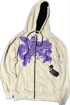 オクトパスアーミー　ジップアップパーカー　y2k