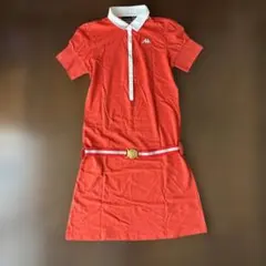 Kappa カッパ✨ポロワンピース　オレンジ色Mサイズのサムネイル