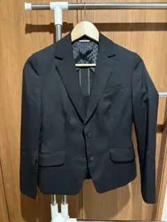 リクルートスーツ 3点 黒 7号 5号