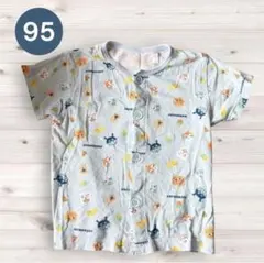 アンパンマン パジャマ 前あき 95 半袖 Tシャツ お着替え