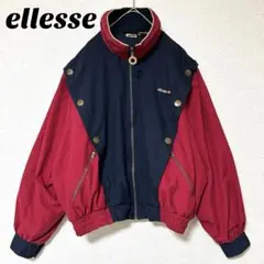 ellesse エレッセ ブルゾン ジャケット ヴィンテージ 胸元ロゴY2K M