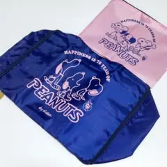 コミック誕生75周年アートがかわいい！スヌーピー トラベルポーチ2点セット