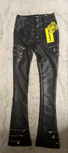 リ*君様 GUAPI ブラックフレアパンツ プレミアムデニム 2026年最新】Guapi フレアパンツの人気アイテム - メルカリ