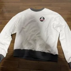 8ボールロゴ刺繍 グレー スウェット