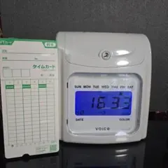 VT-3000 voice　タイムレコーダー　タイムカード付き