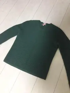 クリーニング済み☆セオリーリュクス☆素敵♡グリーンニット☆