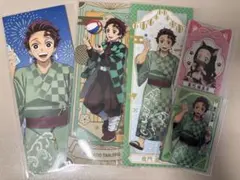 鬼滅の刃 namco限定　竈門炭治郎　禰豆子　クリアシート　絵札　5点セット