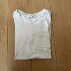 Champion ホワイト Tシャツ Sサイズ ポケット付き