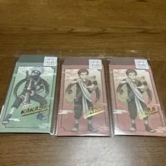 【ナルト】NARUTO 疾風伝 ナルト 伊予和紙 ポチ袋カカシ　我愛羅３点セット