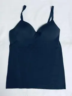AIRism シームレスVネックブラトップ L ブラック