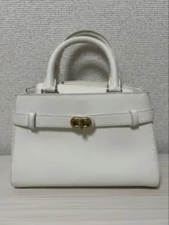 Charles & Keith ハンドバッグ ホワイト