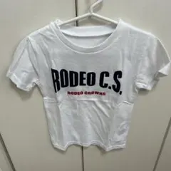 RODEO CROWNS ホワイト ロゴ Tシャツのサムネイル