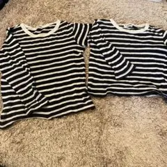 長袖カットソー 110&90 2枚組