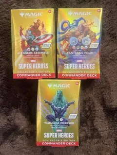 Marvel 統率者デッキ コレクターズ エディション 4種セットmtg おまけ