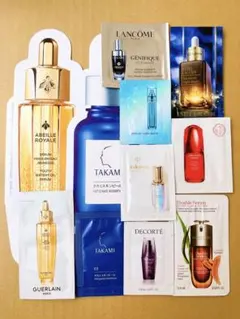 デパコス 美容液 サンプル お試しセット 9点 クレド ランコム アルビオン 等