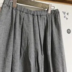 sm2 綿麻バルーンパンツ　チェック　サマンサモスモス