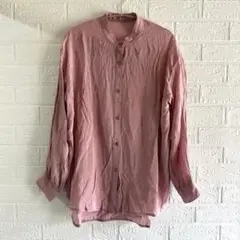 GRL／ゆったり ルーズフィット 透け感 レイヤードコーデ 羽織 シアーシャツ