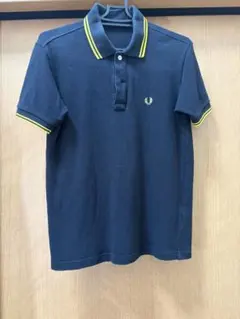 Fred Perry ポロシャツ Mサイズ ブラック イエロー　m3600のサムネイル