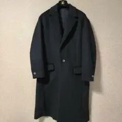 ABYTS 黒 チェスターコート 即完 希少 佐藤健 abyts SHAGGY DOUBLE COAT サイズ2 黒