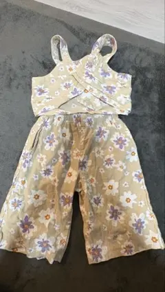 花柄セットアップ トップス ショートパンツのサムネイル