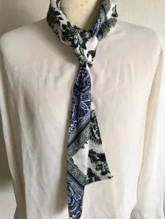 スカーフ付き 長袖 ブラウス ホワイト ザラ ZARA ブランドのサムネイル