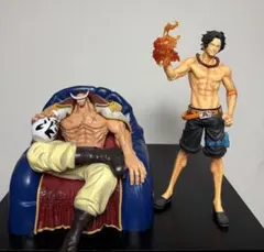 一番くじ ワンピース 白ひげ エース 2体セット - メルカリ