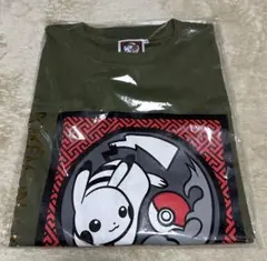 ポケモン　 ポケモン工芸展　 Tシャツ　 ピカチュウ　XLサイズ　グリーン
