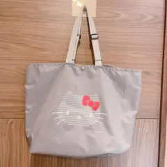 紀ノ国屋 ハローキティ エコバッグ　グレー
