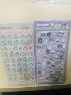 サンリオボンボンドロップシール2種セット　国内正規品　はぴだんぶい＋ハンギョドン