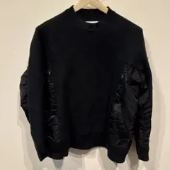 sacai ma-1スポンジスウェット　Pullover Blackのサムネイル