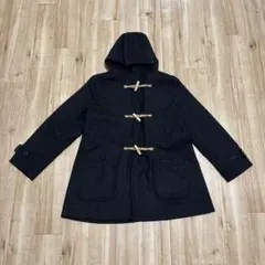 サマンサモスモス ブラック フード付きダッフルコート