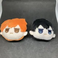ハイキュー　ぬいぐるみキーホルダー　日向翔陽と影山飛雄