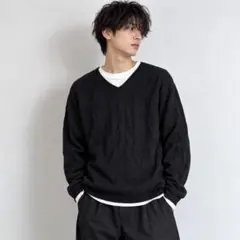 archive vネック ニット ロンT 2点セット レイヤード お兄系 y2k