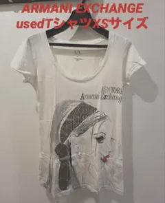 ARMANI EXCHANGE usedTシャツXSサイズ訳ありのサムネイル