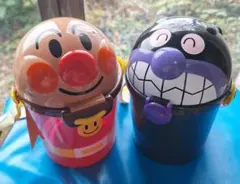 アンパンマンミュージアム　ポップコーンケース　アンパンマン　バイキンマン　セット